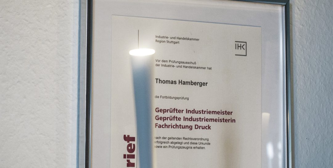 Druckerei Hamberger – Meisterfachbetrieb