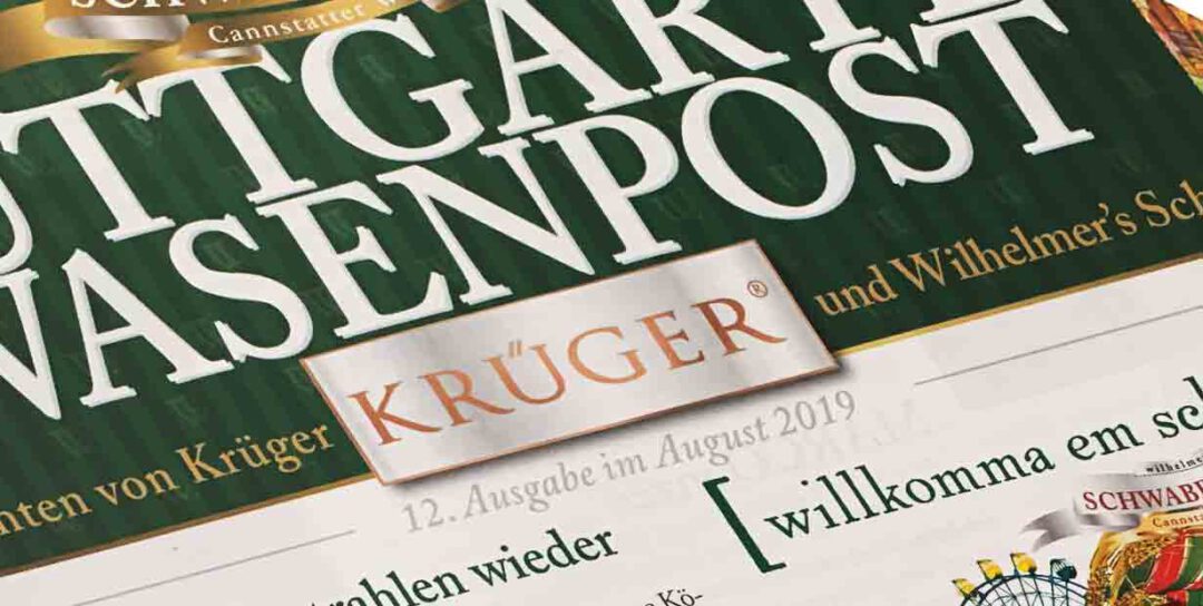 Festzeitung für Wilhelmer Gastronomie GmbH